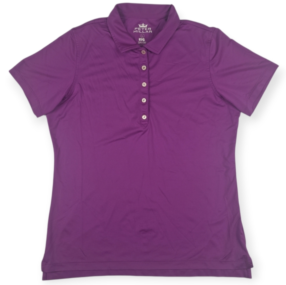 Peter Millar E4 Performance Polo Shirt Women's La… - image 1